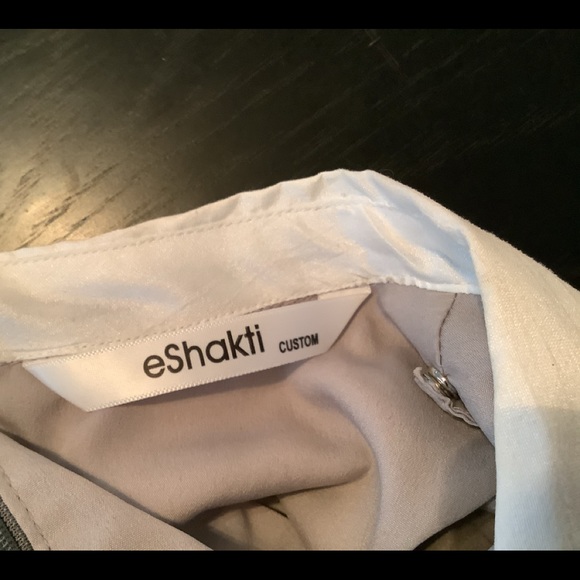 🎉HOST PICK🎉 Eshakti Silver Lace Dress size 14 - Picture 10 of 15